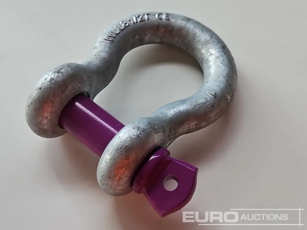 Unused 1" Bow Shackle (12 of)