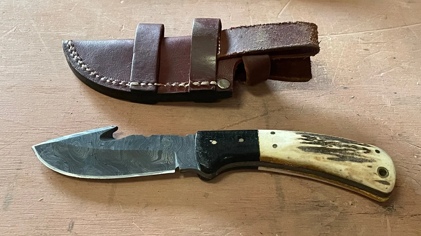 Rohan Knives Damascus Blade Knife