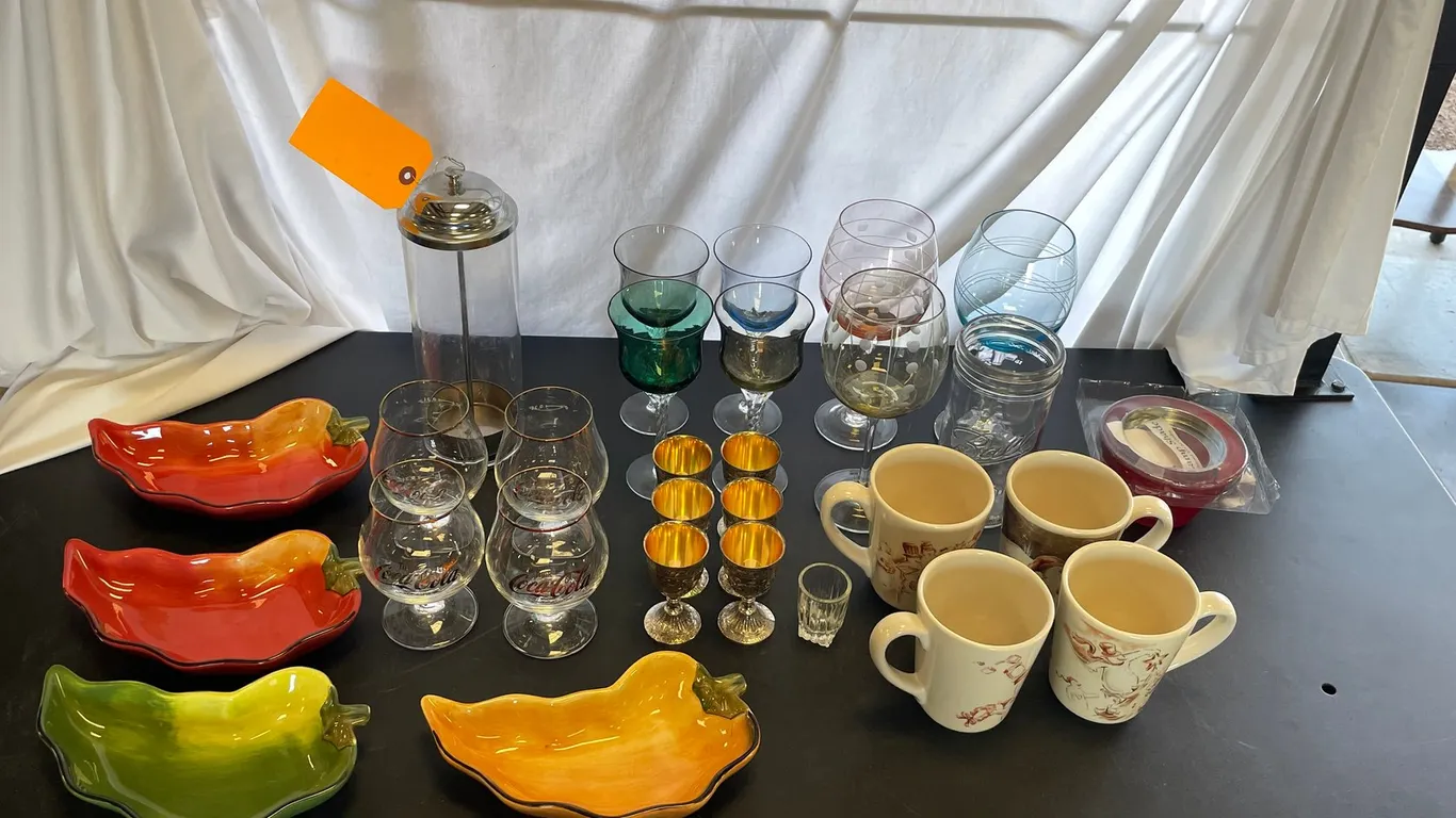 Lot of Drinking Glasses