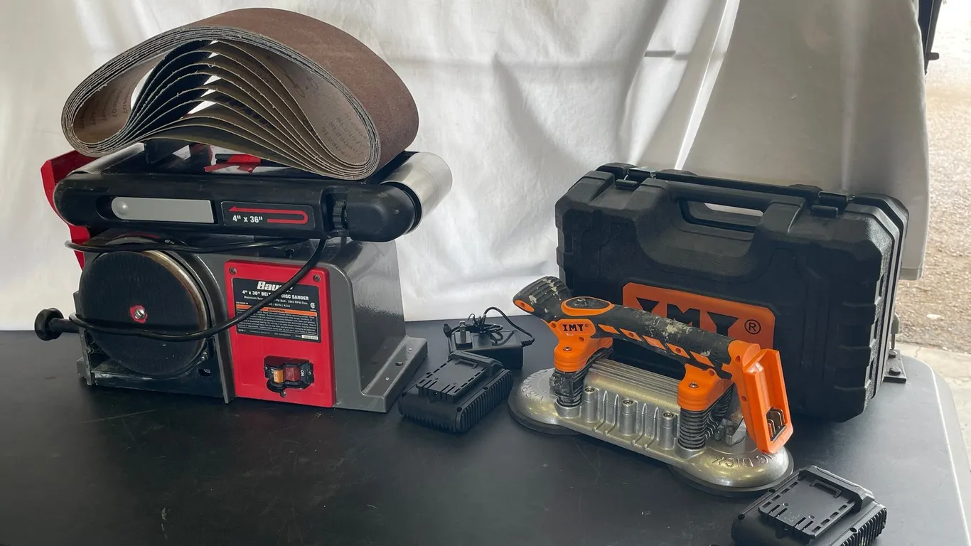 Belt Sander and Tile Installer