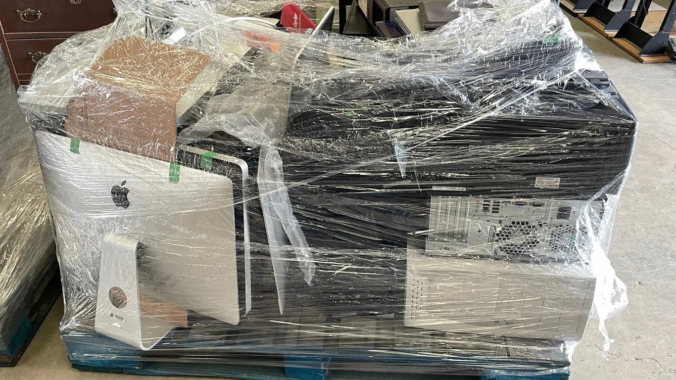 Pallet of Assorted Computers, Monitors, and Laptops