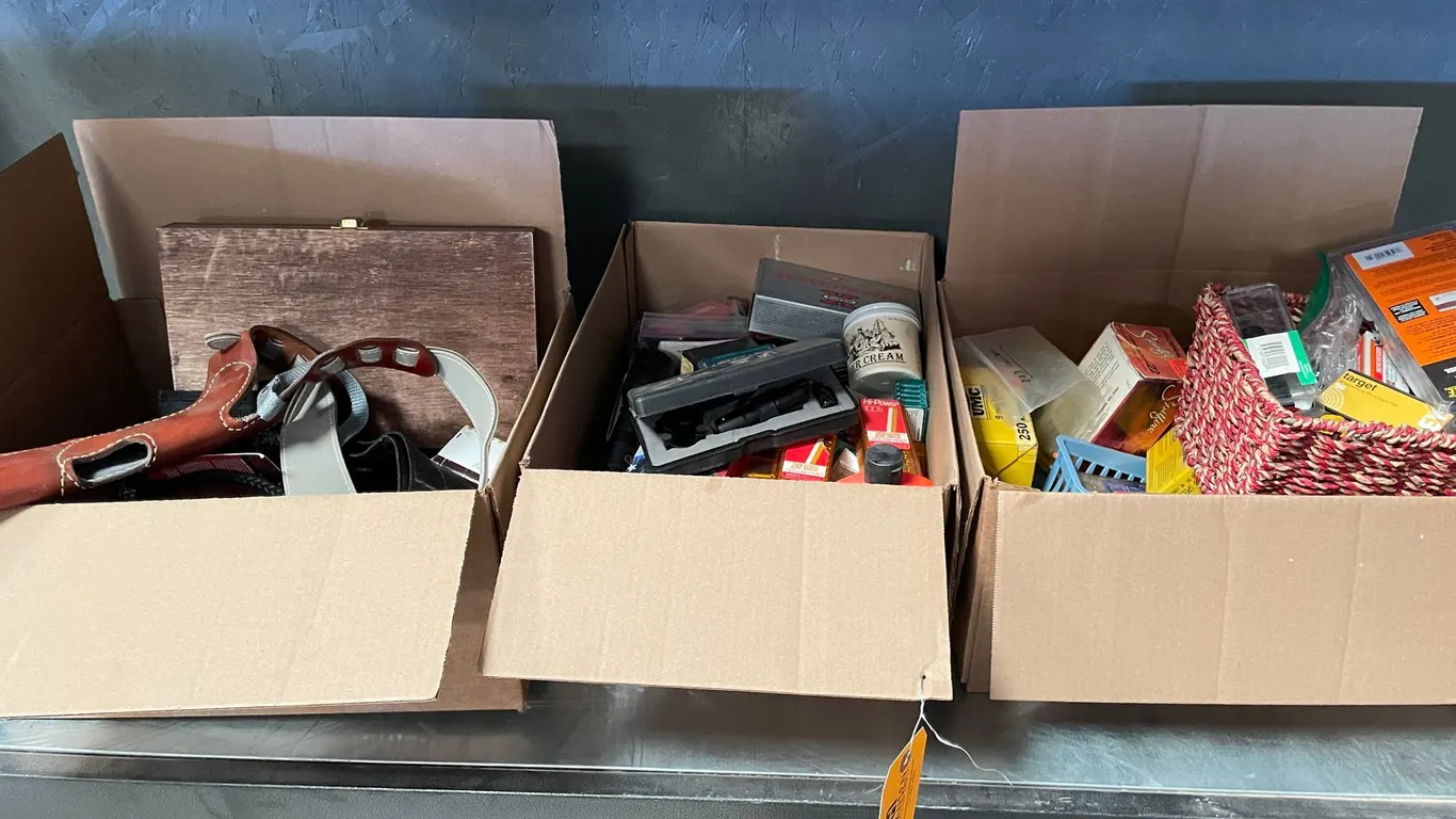 (3) Boxes of Live Ammo and More