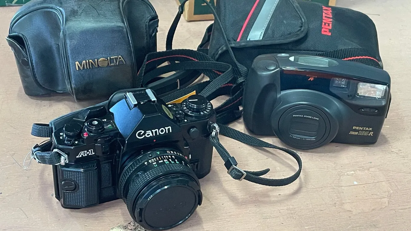 Lot of Vintage Cameras