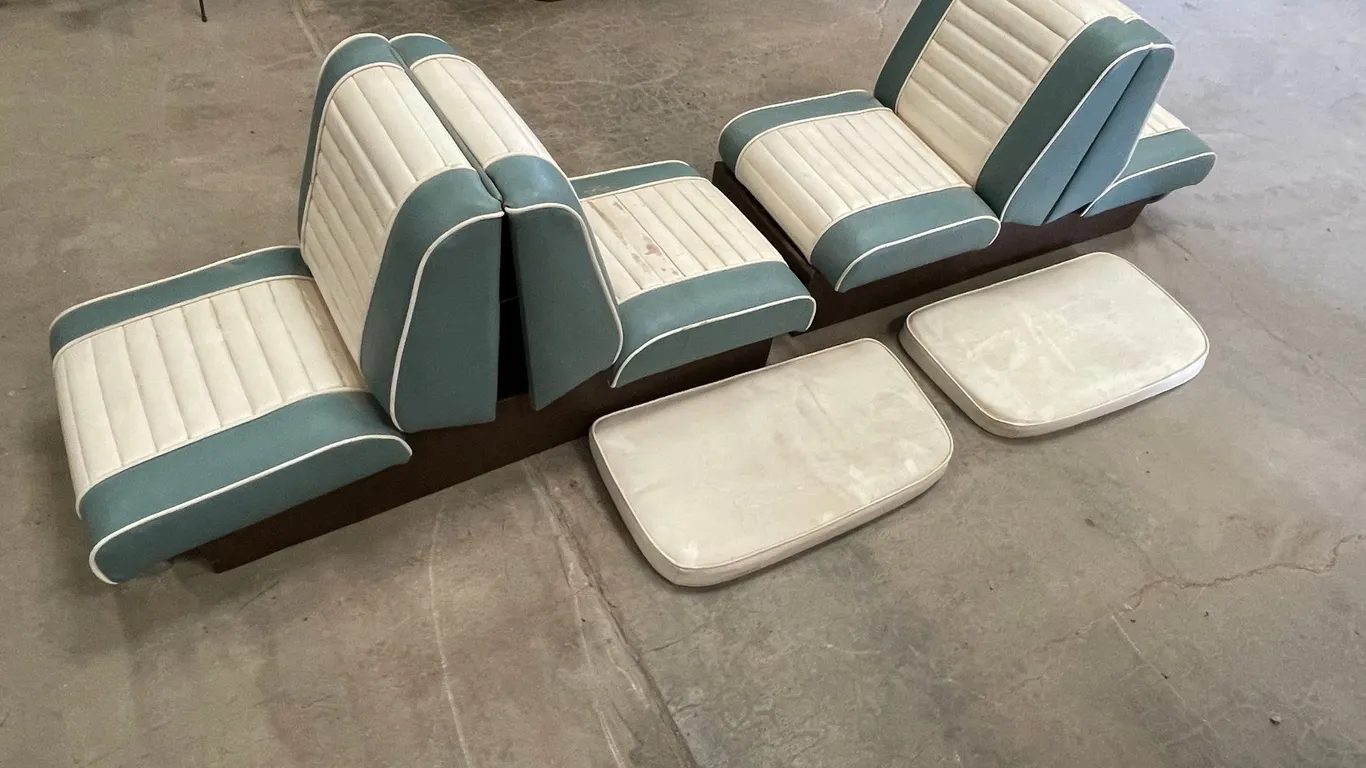 Pair of Vintage Boat Seats