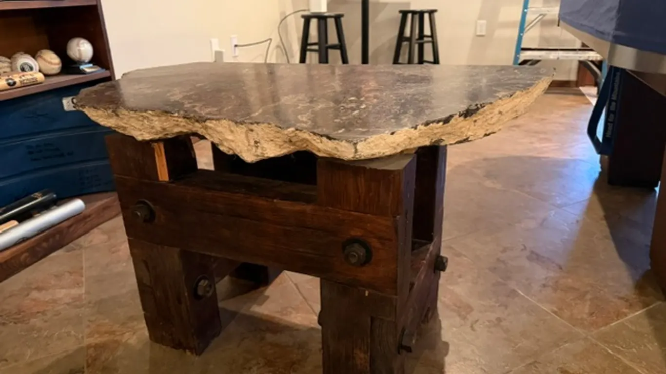 (2) Stone Coffee Tables