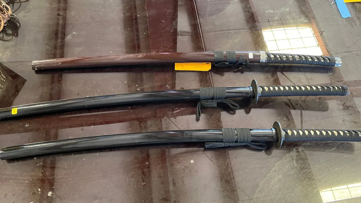 (3) Japanese Katana Swords