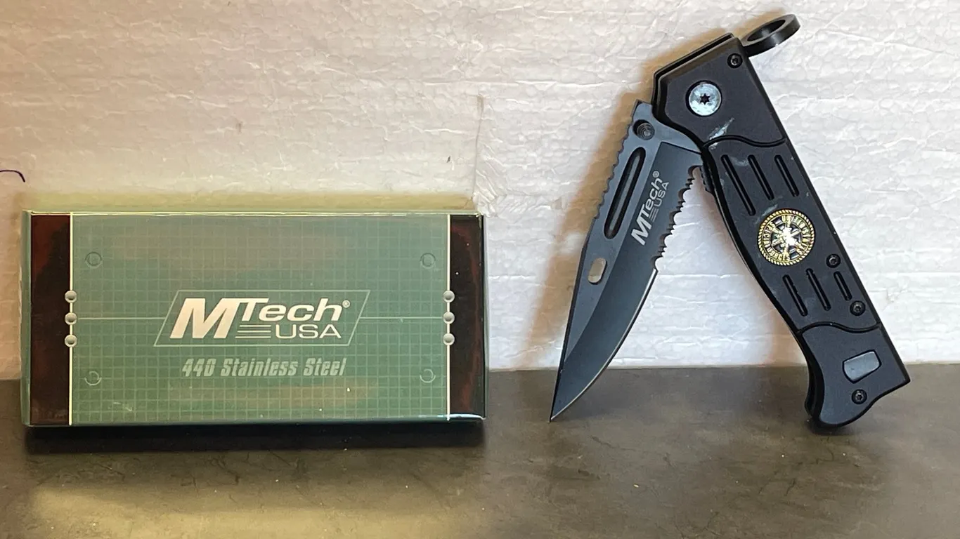 M-Tech 440 U.S. Special Forces Stainless Steel Pocket Knife