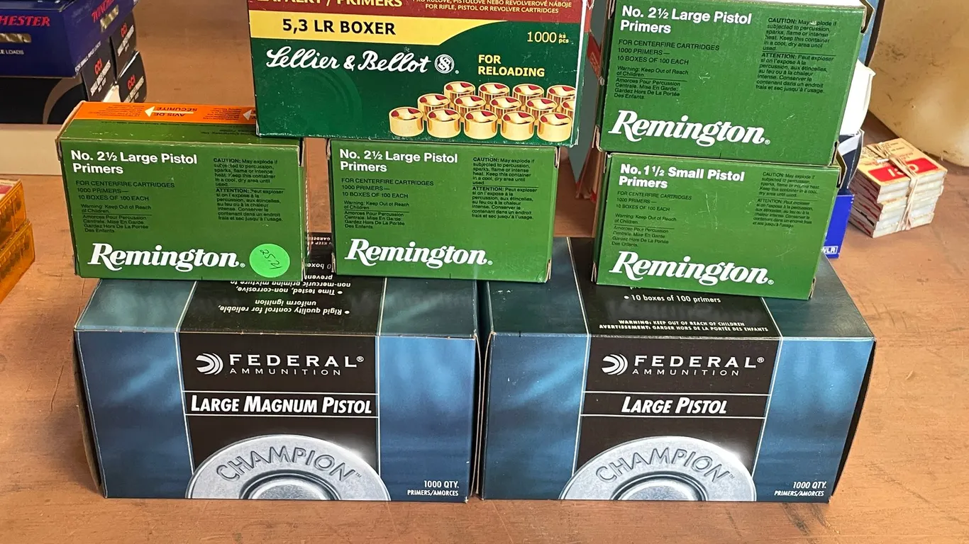 Lot of Large Pistol Primers