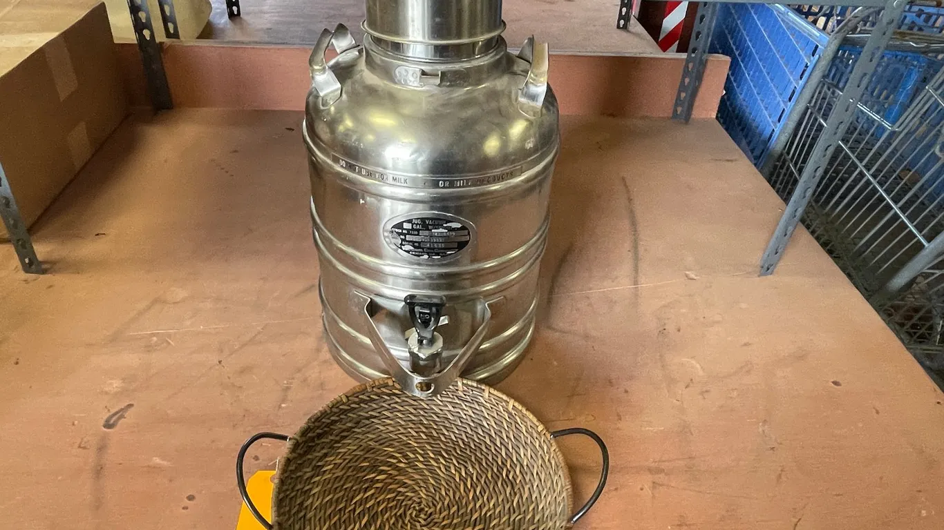 Jug Vacuum and Decorative Bowl