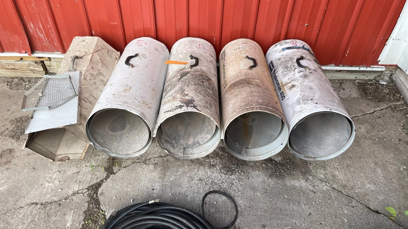 (5) Tradesman 400 Propane Heaters