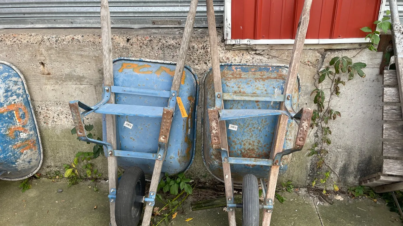 (2) Jackson Concrete Wheelbarrows