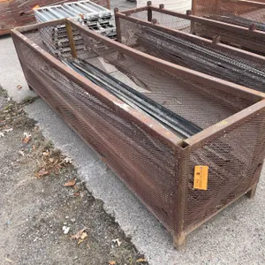 (60) Scaffolding Cross Supports in Metal Crate