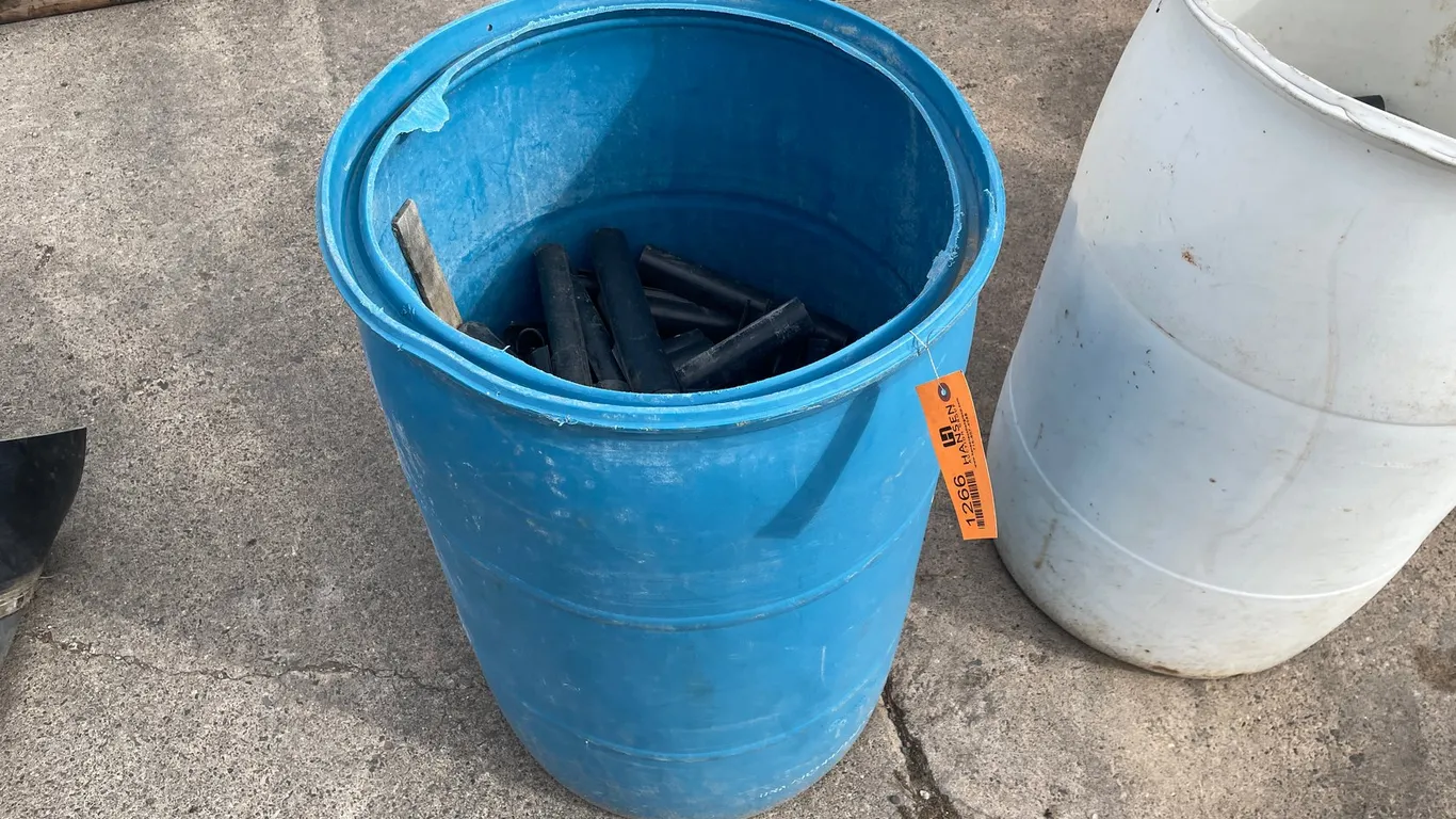Drum of Rebar Safety Channels