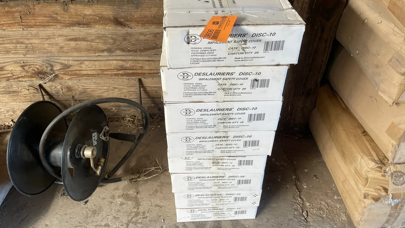 (8) Boxes of Deslauriers Disc-Lo Impalement Covers