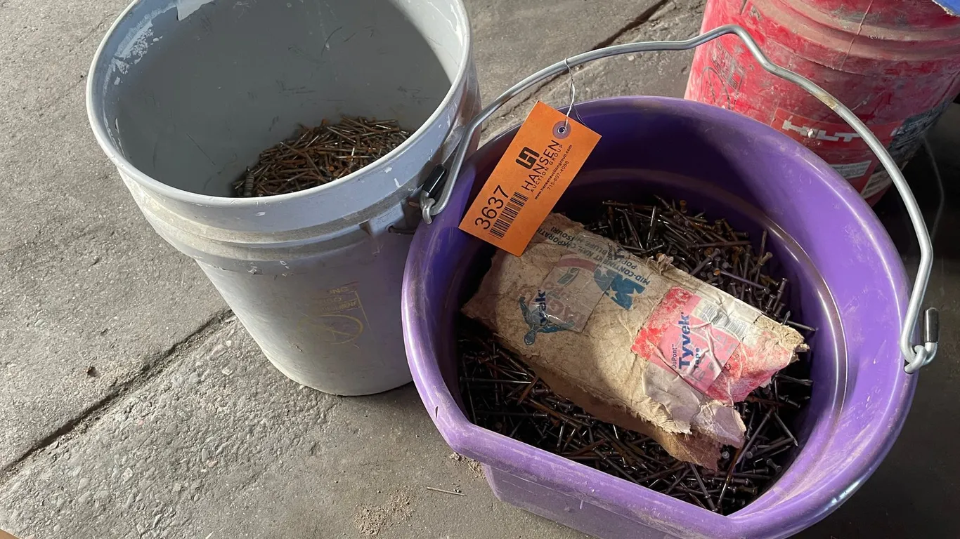 (2) Buckets of Nails