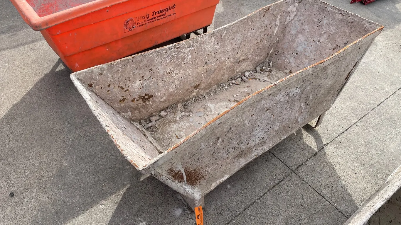 Mortar Hopper Trough