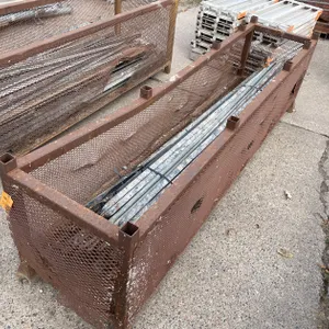 (50) Scaffolding Cross Supports in Metal Crate