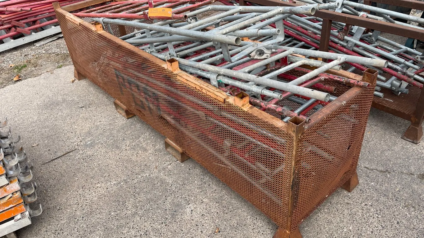 (14) Scaffolding Ladder Sections in Crate