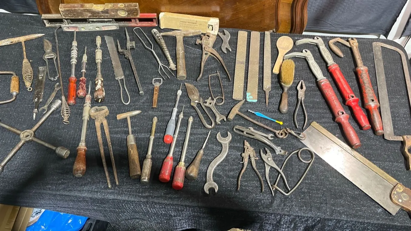 Hand Tools with Brands Including Hermes, Irwin, Millers Falls