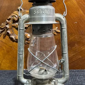 GSM Quality Beacon Metal Windproof Lantern With Glass Globe
