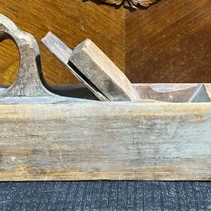 Booth Brothers 25" Wooden Hand Plane, Dublin Maker, Marked, Hardwood Body