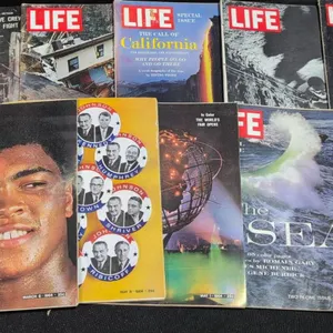 11 LIFE Magazines 1960s Assorted Issues