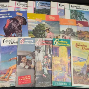 Vintage Country Gentleman Magazines Mixed Covers Early-Mid 20th Century