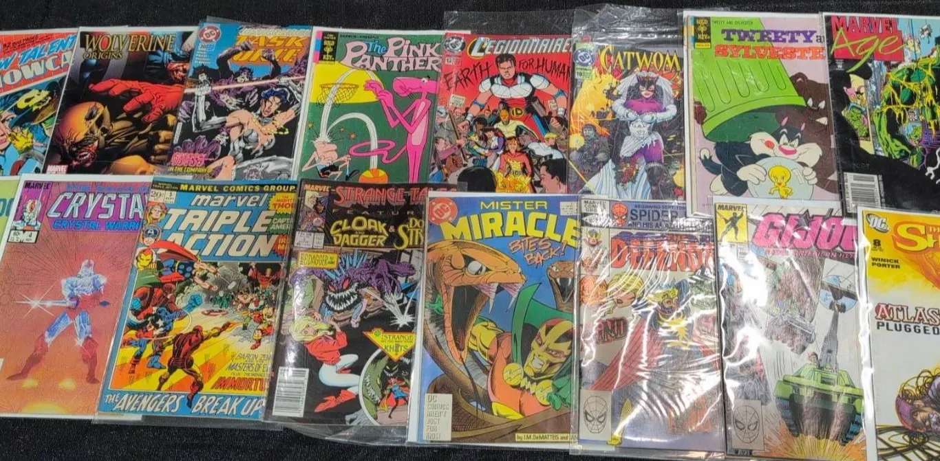 Comic Book Lot: Marvel, DC, Bongo, G.I. Joe, Shazam Assorted Issues