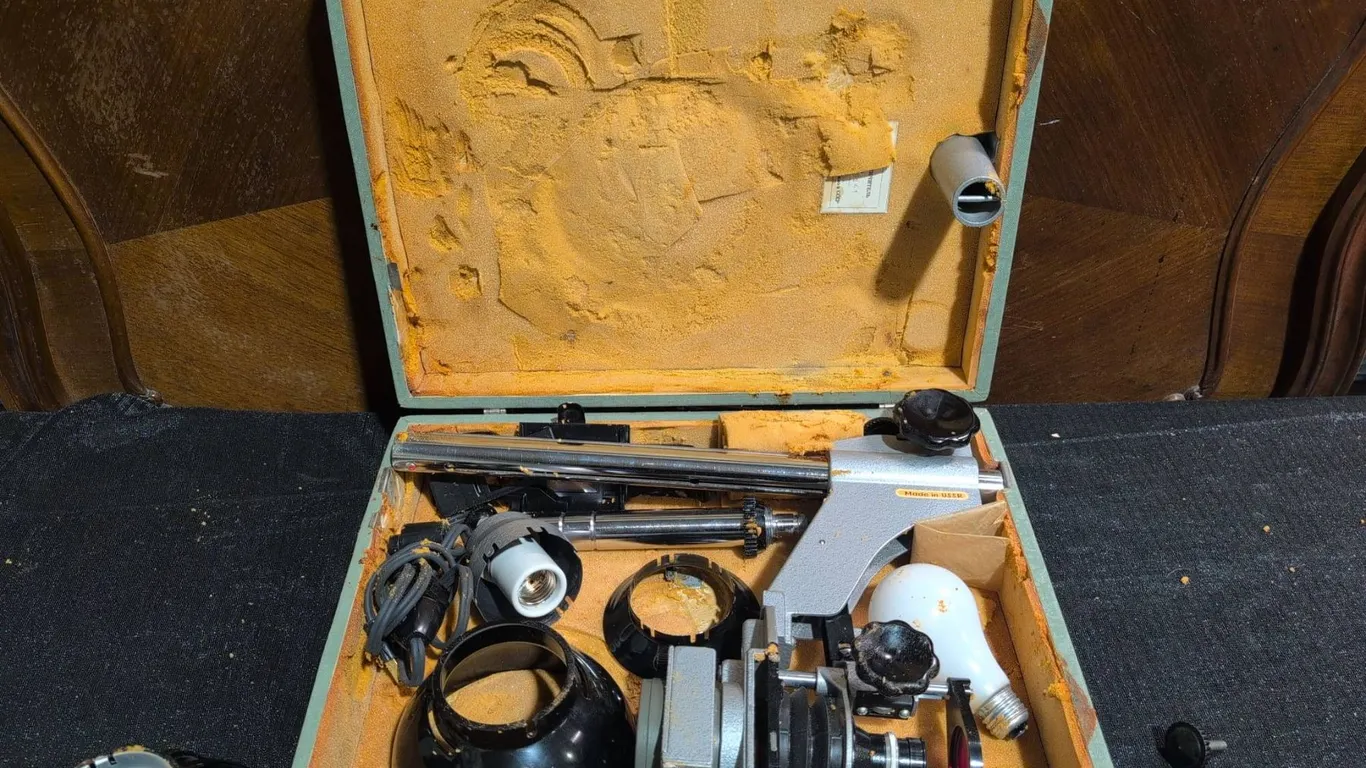 UPA-5 Raduga Portable Autofocus Photo Enlarger Made in USSR with Case
