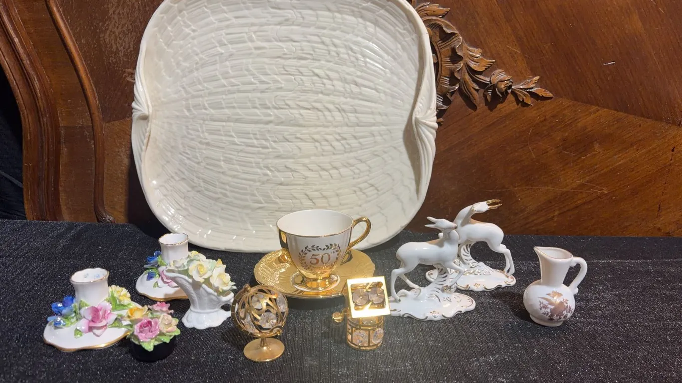 Porcelain and Ceramic Miniatures, 50th Cup, Rosina China Candleholder