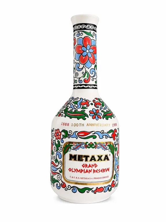 Metaxa Grand Olympian Reserve Handmade Porcelain Bottle 0.7L 40% Vol