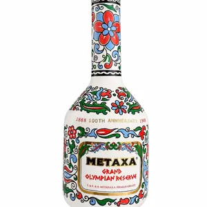 Metaxa Grand Olympian Reserve Handmade Porcelain Bottle 0.7L 40% Vol
