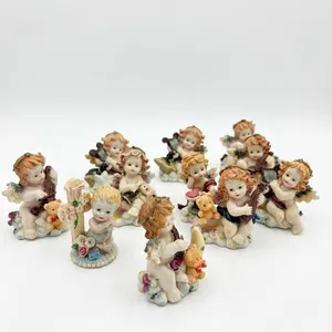 10 Cherub Angel Ceramic Figurines Assorted Designs