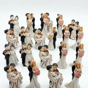 20 Mixed Resin Bride and Groom Wedding Cake Topper Figurines