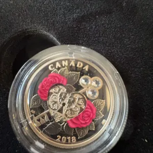 2018 $3 Fine Silver Coin Celebration of Love 99.99% Pure Silver Canada