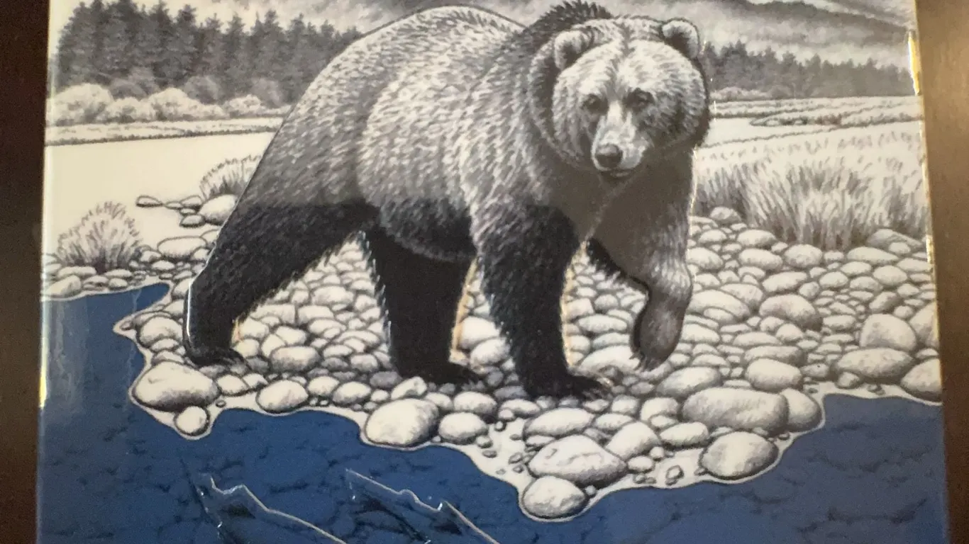 2017 $20 Fine Silver Coin Royal Canadian Mint Iconic Canada: The Grizzly Bear 31.39g