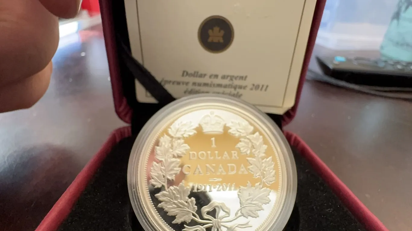 2011 Special Edition Proof Silver Dollar 1911-2011 King George V, .925 Silver, RCM, Box