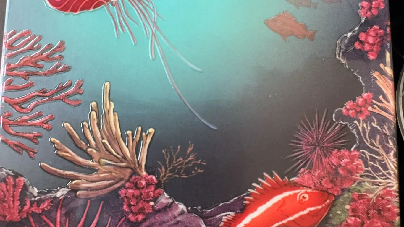 2016 $30 Fine Silver Coin Illuminated Underwater Reef Royal Canadian Mint