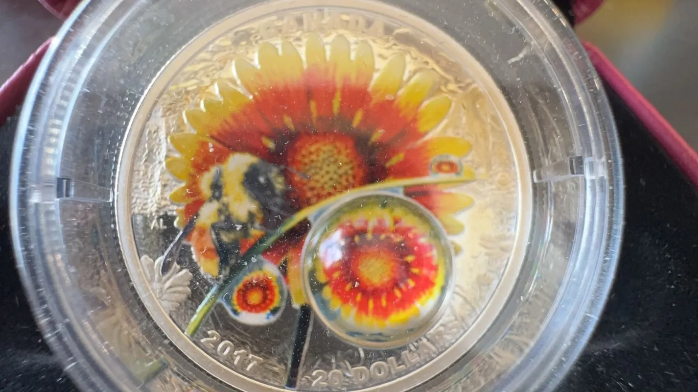 2017 $20 Fine Silver Coin Mother Nature’s Magnification by Royal Canadian Mint