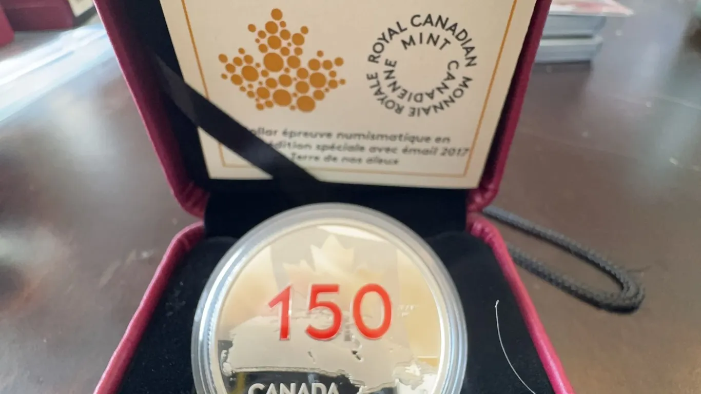 2017 Special Edition Enameled Silver Dollar & 2018 $10 Fine Silver Coin Set, RCM