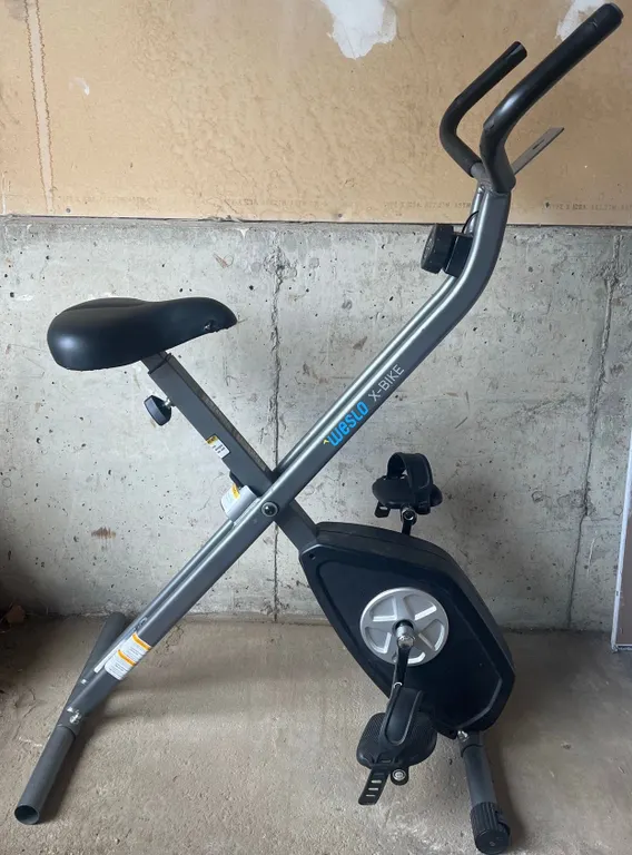 Weslo X-Bike Folding Exercise Bike with Adjustable Tension Control