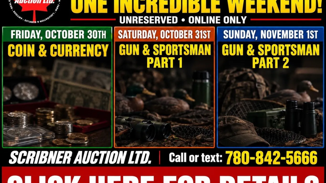 Saturday : Gun & Sportsman Part One : Oct 31st @ 10am