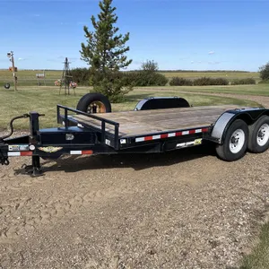 2012 H&H 18 Ft. Tilt Deck Flatdeck Trailer w/ Electric Tilt