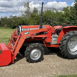 MASSEY FERGUSON 210-4 MFWD Utility Tractor w/ FEL & Bucket, 1,529 Hours, 1 Owner