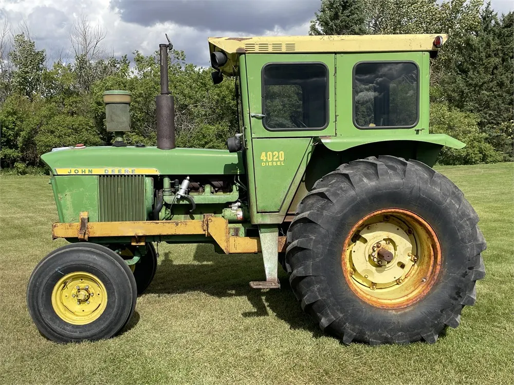 1968 JOHN DEERE 4020 Tractor w/ Cab, 7,920 Hours, 1 Owner, Shedded
