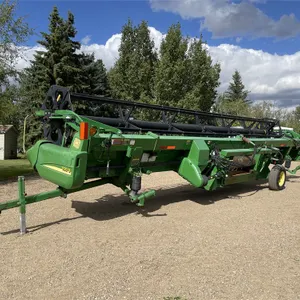 2000 JOHN DEERE 930D Draper Header w/ Transport, 30', Upper Cross Auger, Shedded