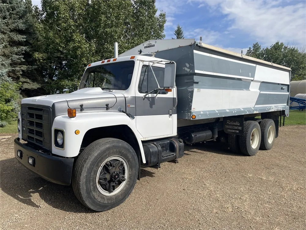 1979 INTERNATIONAL F1954 t/a Grain Truck w/ 20 Ft. Steel Box, Automatic