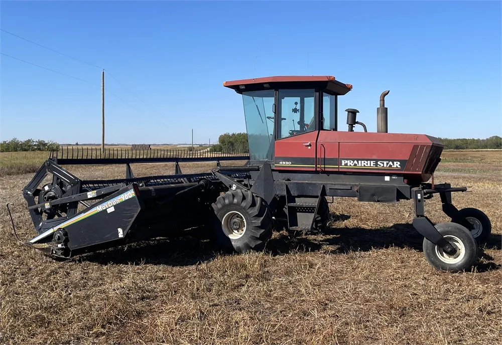 1998 PRAIRIE STAR 4930 Swather w/ MacDon 960 Header, 25 Ft., 2,806 Engine Hours