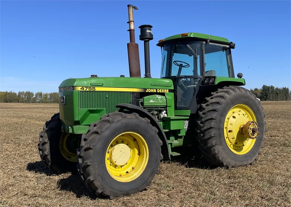 1989 JOHN DEERE 4755 MFWD Tractor, 8,166 Hours, 187 HP. Engine, Shedded