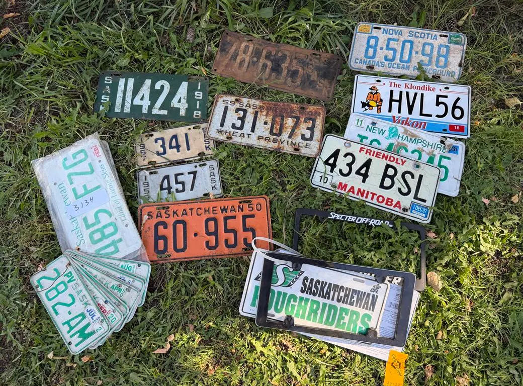 1918, 1927 and Older Licence Plates